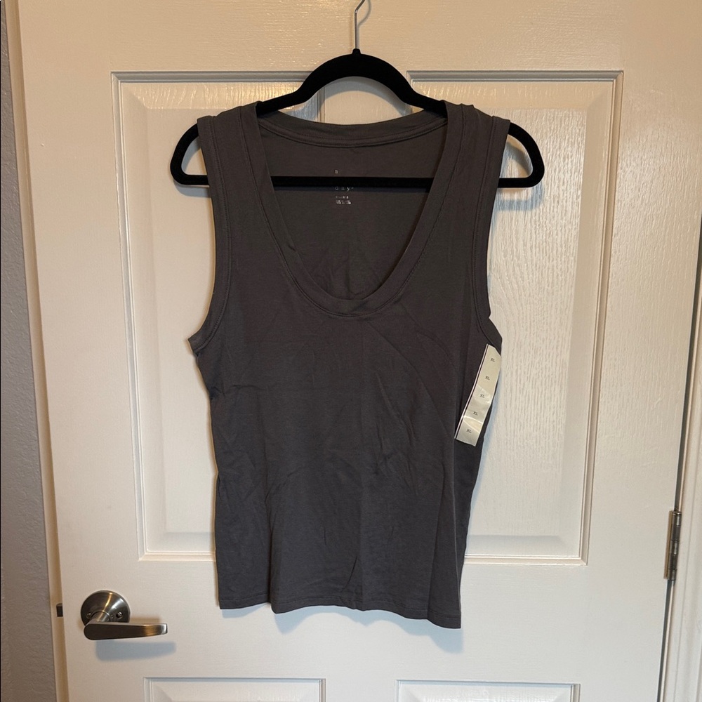 a new day Charcoal Tank Top